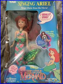 RARE NRFB Vintage Tyco Disney the Little Mermaid Singing Ariel Doll