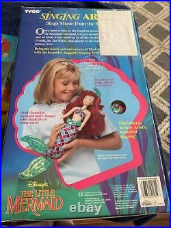 RARE Tyco Little Mermaid Singing & Sea Fashion Ariel's NIB