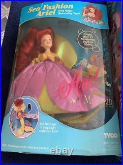 RARE Tyco Little Mermaid Singing & Sea Fashion Ariel's NIB