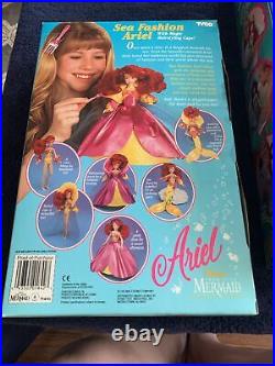 RARE Tyco Little Mermaid Singing & Sea Fashion Ariel's NIB