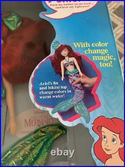 RARE Tyco Little Mermaid Singing & Sea Fashion Ariel's NIB