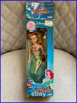 Rare 1991 Tyco Disney The Little Mermaid Face Variant Doll New In Open Box 1801