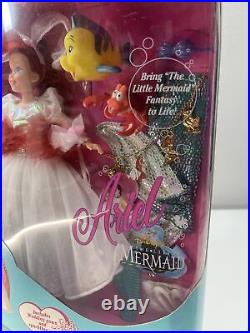 Rare 1993 Ariel with Her Undersea Friends The Little Mermaid Tyco Disney Doll