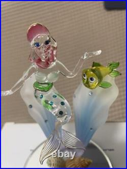 Rare Arribas Brothers Little Mermaid Ariel Glass Figurine Tokyo Disney