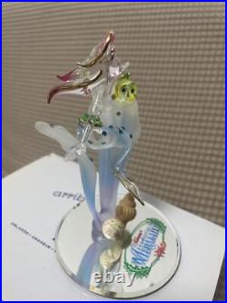 Rare Arribas Brothers Little Mermaid Ariel Glass Figurine Tokyo Disney