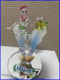 Rare Arribas Brothers Little Mermaid Ariel Glass Figurine Tokyo Disney