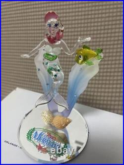 Rare Arribas Brothers Little Mermaid Ariel Glass Figurine Tokyo Disney