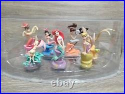 Rare DISNEY STORE Little Mermaid ARIEL & HER SISTERS Figurines SET 7 PVC FIGURES