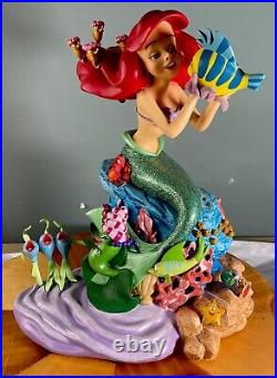 Rare Disney Parks Costa Alavezos Ariel Little Mermaid & Friends 12.5 Htx12