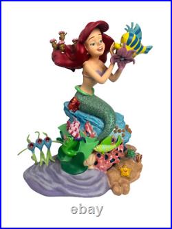 Rare Disney Parks Costa Alavezos Ariel Little Mermaid & Friends Med Big Figurine