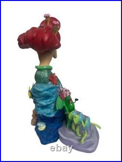 Rare Disney Parks Costa Alavezos Ariel Little Mermaid & Friends Med Big Figurine