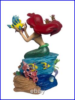 Rare Disney Parks Costa Alavezos Ariel Little Mermaid & Friends Med Big Figurine