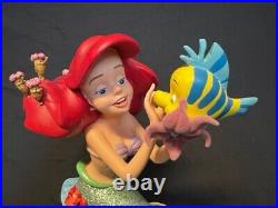 Rare Disney Parks Costa Alavezos Ariel Little Mermaid & Friends Med Big Figurine