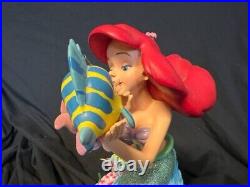 Rare Disney Parks Costa Alavezos Ariel Little Mermaid & Friends Med Big Figurine