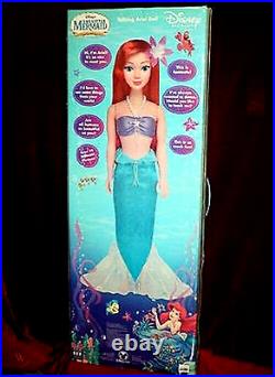 Rare Disney Store Little Mermaid Talking Ariel 38 My Life Size Doll Princess