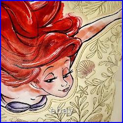 Rare Loungefly The Little Mermaid Ariel Watercolor Purse Tote Bag