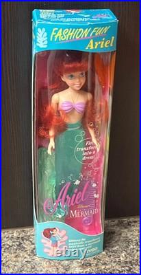 Rare NRFB Ariel Fashion Fun Doll From The Little Mermaid 10 TYCO #1832 Vintage Rare NRFB Ariel Fashion Fun Doll From The Little Mermaid 10 TYCO #1832 Vintage