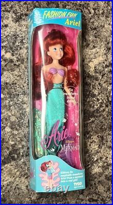 Rare NRFB Ariel Fashion Fun Doll From The Little Mermaid 10 TYCO #1832 Vintage Rare NRFB Ariel Fashion Fun Doll From The Little Mermaid 10 TYCO #1832 Vintage