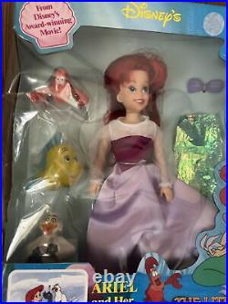 Rare Vintage 1993 Ariel and Her Friends The Little Mermaid Tyco Disney Doll New