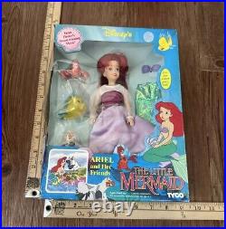 Rare Vintage 1993 Ariel and Her Friends The Little Mermaid Tyco Disney Doll New