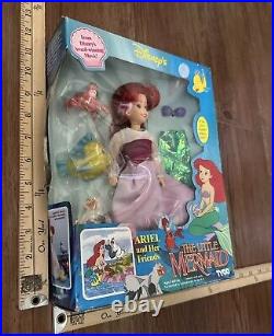 Rare Vintage 1993 Ariel and Her Friends The Little Mermaid Tyco Disney Doll New