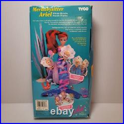 Rare Vtg 1992 The Little Mermaid 10 Ariel MerBabysitter Doll Disney TYCO #1823