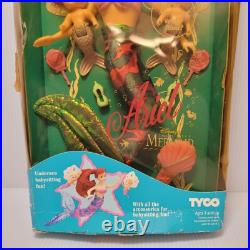 Rare Vtg 1992 The Little Mermaid 10 Ariel MerBabysitter Doll Disney TYCO #1823