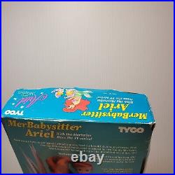 Rare Vtg 1992 The Little Mermaid 10 Ariel MerBabysitter Doll Disney TYCO #1823
