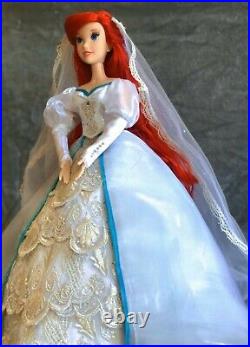 Replica of Ariel Platinum wedding dress limited edition doll from Little Mermaid
