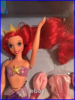 SIGNED 97 Mattel Disney Little Mermaid Princess Mermaid Ariel Doll Benson NRFB