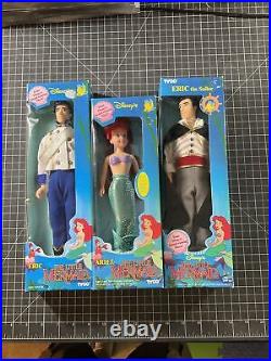 Set Of 3 Disney The Little Mermaid Dolls