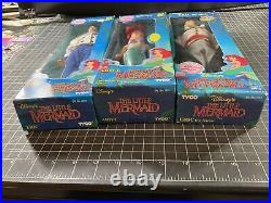 Set Of 3 Disney The Little Mermaid Dolls