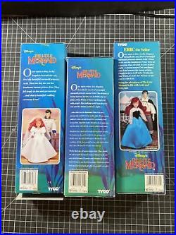 Set Of 3 Disney The Little Mermaid Dolls