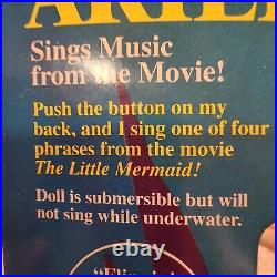 Singing Ariel 1991 The Little Mermaid Doll Tyco withbattery Fin changes colors 18