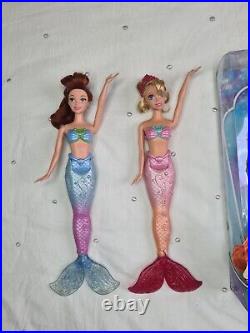 Splashing Sisters Mattel 2013 Ariel Aquata Andrina The Little Mermaid