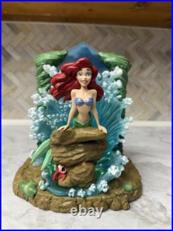 THE LITTLE MERMAID Light-Up LED Figure Disney Showcase NIB Ariel Sebastian Waves