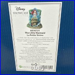 THE LITTLE MERMAID Light-Up LED Figure Disney Showcase NIB Ariel Sebastian Waves