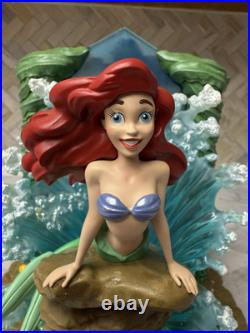 THE LITTLE MERMAID Light-Up LED Figure Disney Showcase NIB Ariel Sebastian Waves