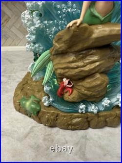 THE LITTLE MERMAID Light-Up LED Figure Disney Showcase NIB Ariel Sebastian Waves