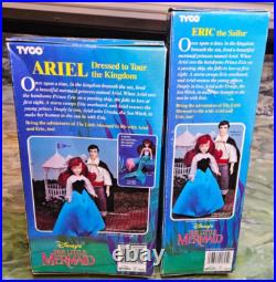The Little Mermaid ARIEL Dressed To Tour The Kingdom & Eric the Sailor TYCO The Little Mermaid ARIEL Dressed To Tour The Kingdom & Eric the Sailor TYCO