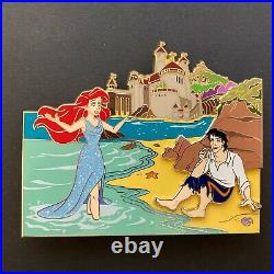 The Little Mermaid Ariel Eric Castle Super Jumbo LE 50 FANTASY Disney Pin 0