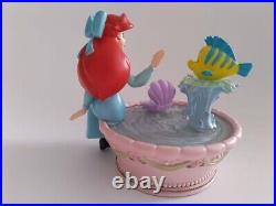 The Little Mermaid Ariel Flanders Fountain Perpetual Calendar Figure Disney Used