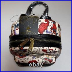 The Little Mermaid Ariel Tattoo Print faux Leather Mini Backpack Loungefly