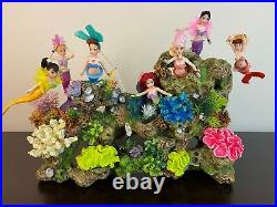 The Little Mermaid Ariel and Sisters Customized Doll Set Diorama with Lighting