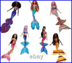 The Little Mermaid Ariel and Sisters Doll Set 7 Mermaid Dolls The Little Mermaid Ariel and Sisters Doll Set 7 Mermaid Dolls