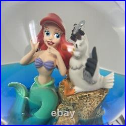 The Little Mermaid Ariel's Treasure Trove Lights Up Musical Globe RARE