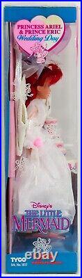 The Little Mermaid Princess Ariel & Prince Eric Wedding Day Set Tyco Open/Unused