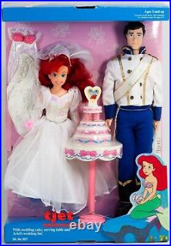 The Little Mermaid Princess Ariel & Prince Eric Wedding Day Set Tyco Open/Unused