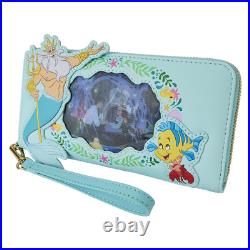 The Little Mermaid Princess Series Lenticular Mini Backpack & Zip-Around Wallet