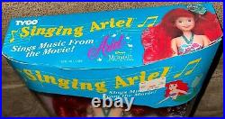 The Little Mermaid Singing Ariel Doll Tyco Toy 1991 Sealed very rare- Disney